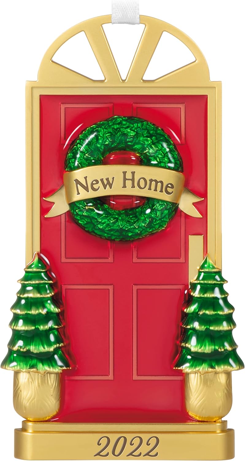 Hallmark Keepsake Christmas Ornament, Metal, 2022, New Home, House Warming Gifts for New Home