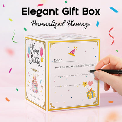 21st Birthday Candles Gifts for Women- 9 oz Happy Birthday Candle with Vanilla Birthday Cake Scent, Gifts for Women & Men, Friendship Ideas