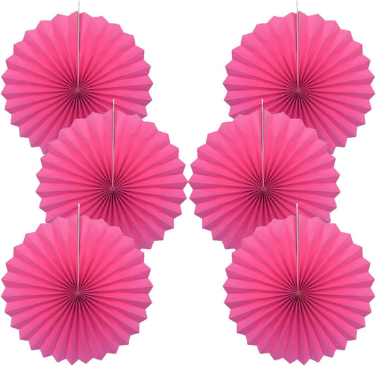 Red Graduation Party Decor,Girls Party Decorations ,Party Supplies Party Fans 16in, Anniversary
