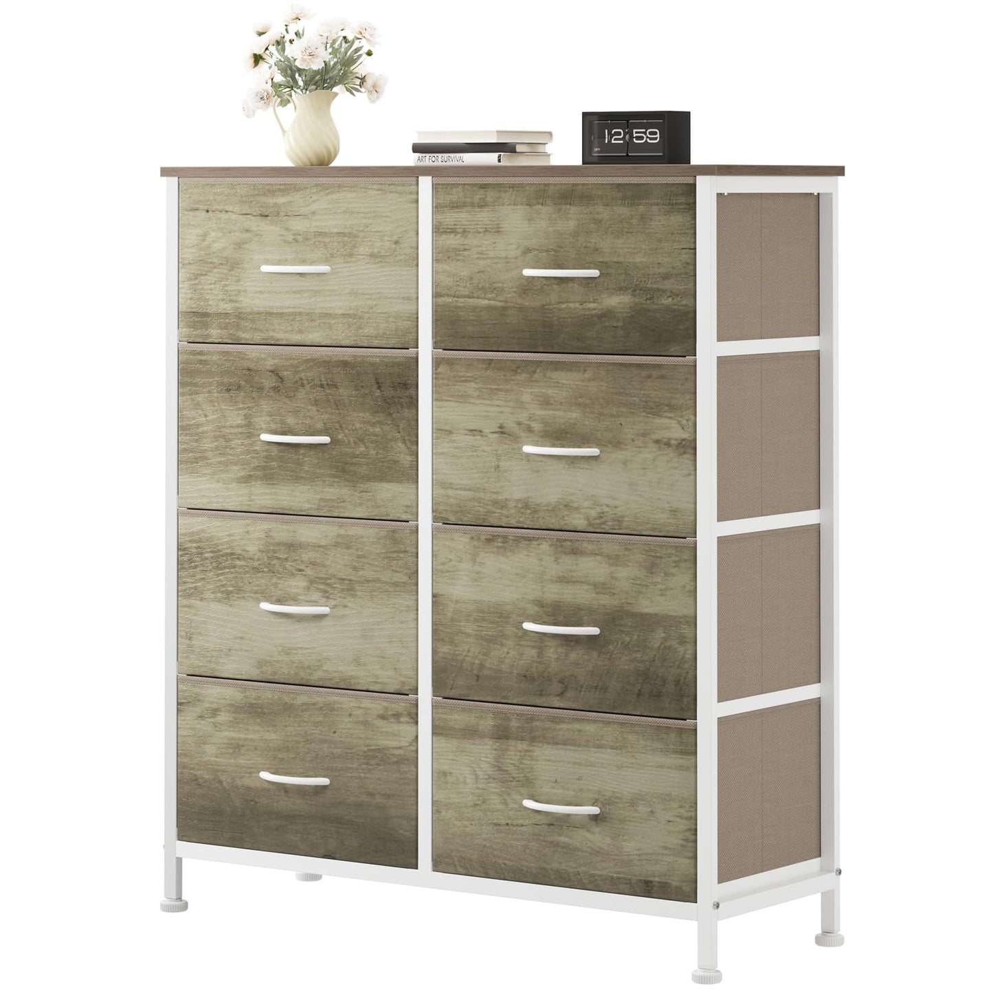 OLIXIS 8 Drawer Storage Dresser for Bedroom, Closet Organizers Units