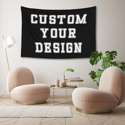 Custom Tapestry For Wall Bedroom Custom Backdrop Personalized Image Text Photo Customized Funny Tapestry Banners And Signs Horizontal Model Tapestrys 1