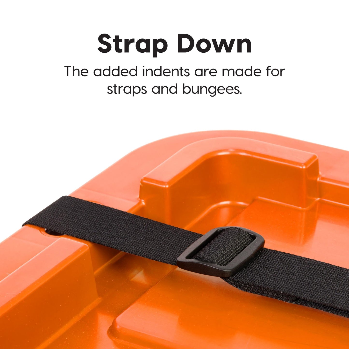 IRIS USA 3-Pack 27 Gal Heavy Duty Storage Tote Bins with Lids, Orange