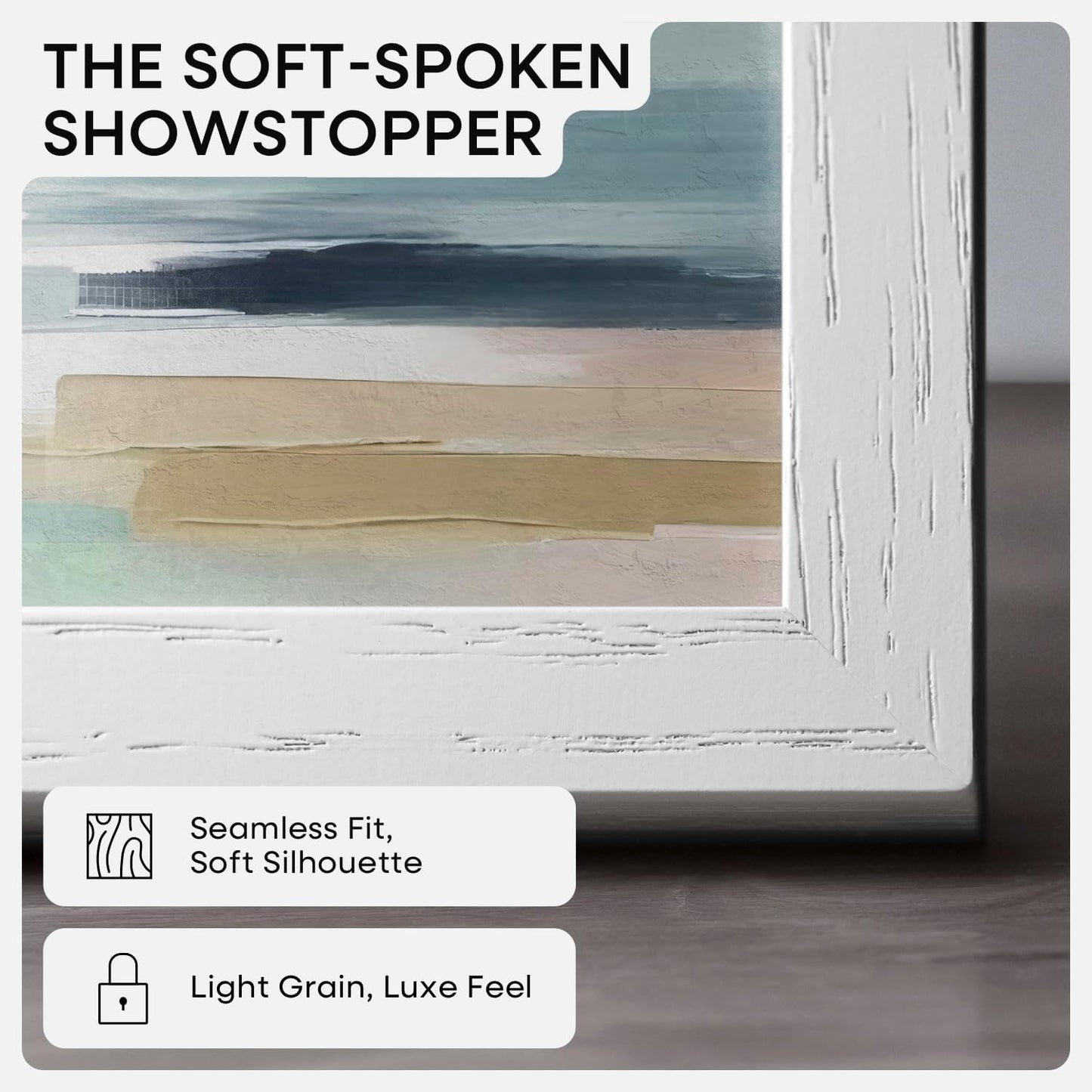 Homeforia White Picture Frame 16x24, High End Oak White 16x24 Frame with Mat 12x18 Photo, 16 x 24 Wooden Poster Frames Matted to 12 by 18, 24x16 Wood Hanging Frames, Tempered Glass, Wall Kit, Set of 1