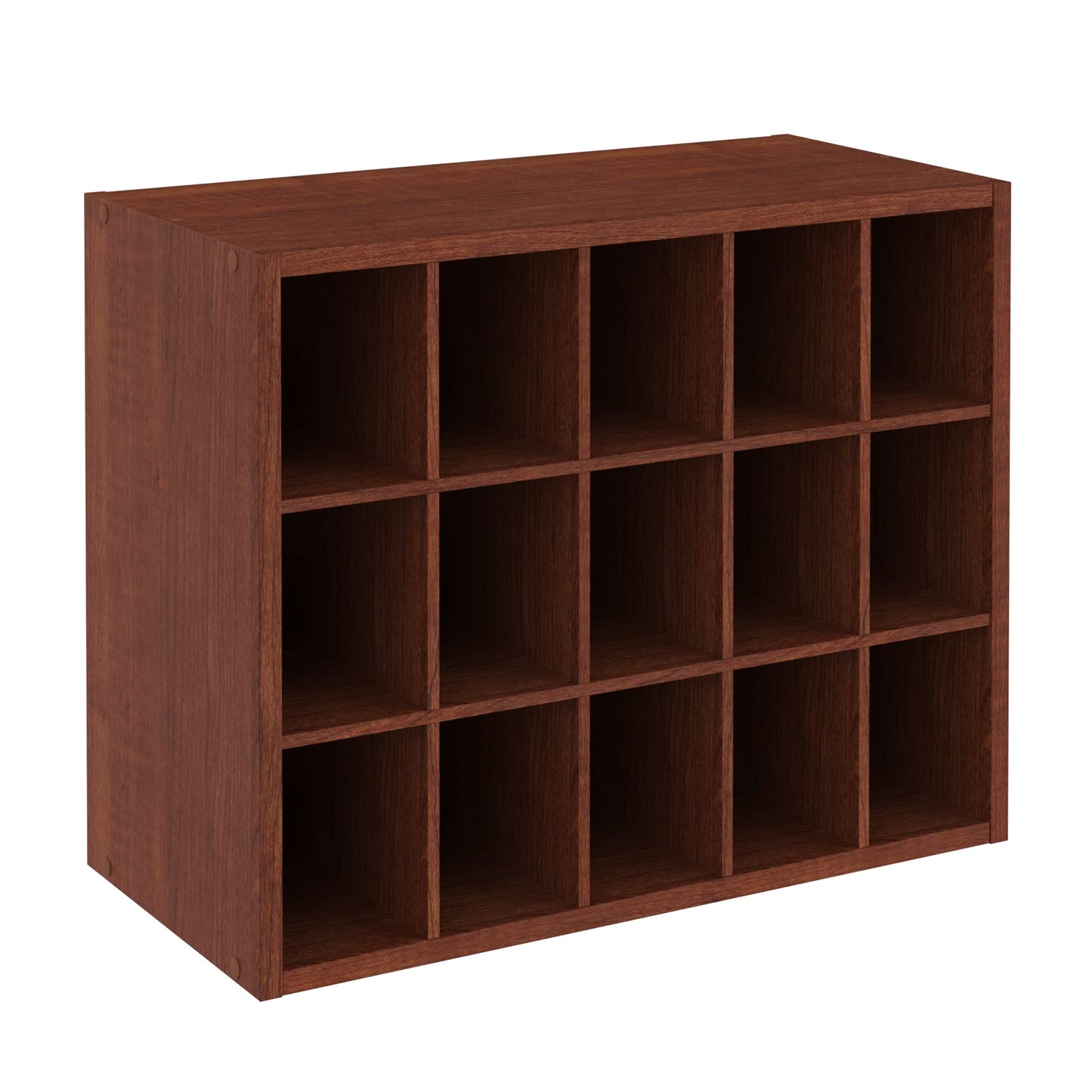 ClosetMaid 15 Cube Stackable Storage Organizer for Shoes, Bags, Crafts, Hobbies with Wood Shelves
