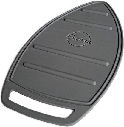 Encasa XO Silicon Mat for Hot Iron Rest - Heat Resistant, Anti - Slip, Thicker Pad for Protecting Your Table During Ironing, Non-Burning, Machine Washable, Durable - Grey