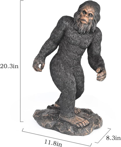 Garden Statues Bigfoot Yard Decor - Grandpa Yeti Large Lawn Products Birthday Decorations Life Size Sasquatch Figurine Resin Tall Outdoor Sculpture for Outside Patio Front Porch