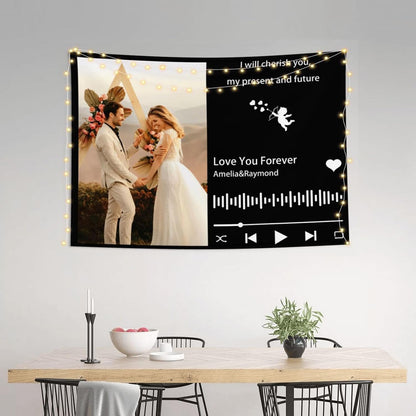 Custom Tapestry For Wall Bedroom Custom Backdrop Personalized Image Text Photo Customized Funny Tapestry Banners And Signs Song Horizontal Tapestrys