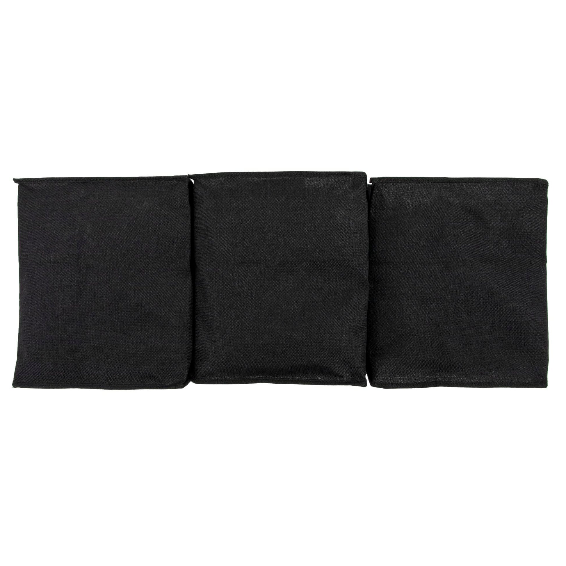 Household Essentials Under Bed Zippered Sweater Storage Bags with Clear Vision Panel, Set of 3