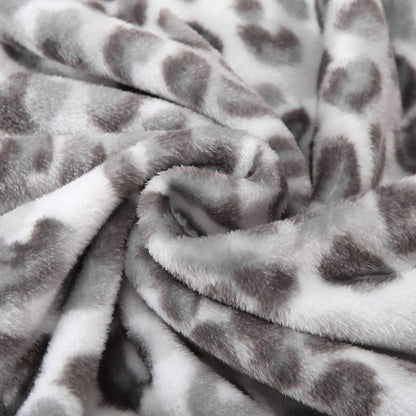 MERRYLIFE Cheetah Throw Blanket for Couch | Soft Decorative Ultra-Plush Colorful| Throw Size Travel Blanket Plush|(50" 60", Snow Leopard)