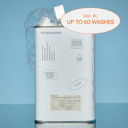 DedCool Liquid Laundry Dedtergent (Milk, 32 fl oz) Luxurious Fragrance, Scented, Removes Stains, Ideal for 60 Washes, Infused with Natural Essential Oils, Vegan, Non-Toxic, Cruelty & Dye Free