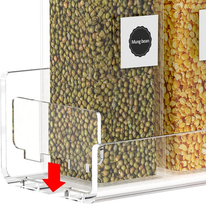 Acrylic Spice Rack Wall Mount, Hanging Spice Shelf Racks for Seasonings, Kitchen Spice Jars Wall Organizer Storage Holder, 2 Pack