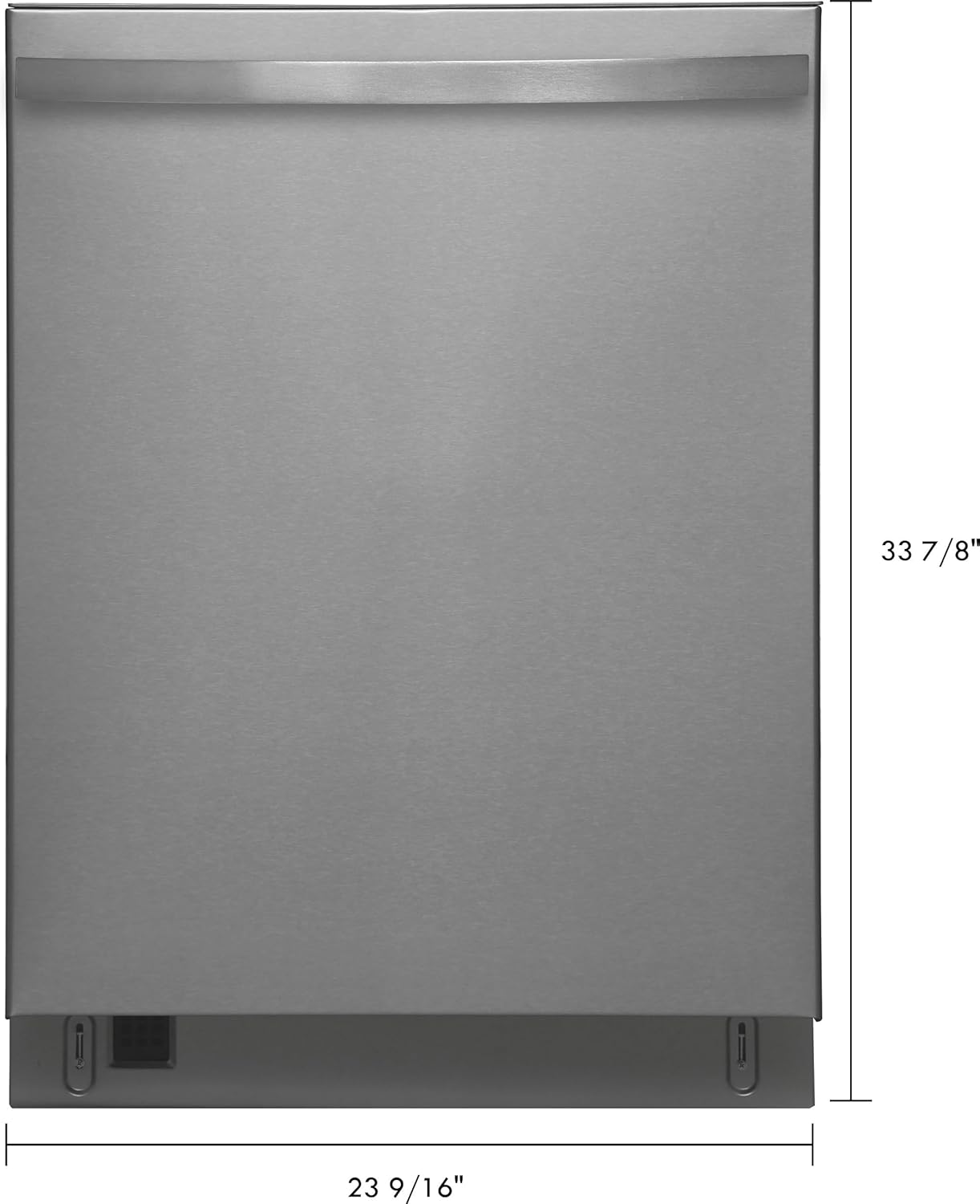Kenmore 24" Built-in Stainless Steel Tub Dishwasher EasyFlex Third Rack, TurboDry, SmartWash & Reach-Thru Handle-15 Place Settings-45 DBA, Energy Star Certified, Fingerprint Resistant