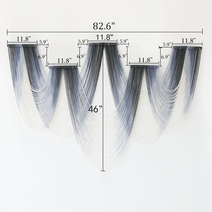 IOWER Large Macrame Wall Hanging Decor Dip-Dyed Macrame Wall Decor Wall Art Craftsmanship Fiber Art Boho Chic Wall Decor Modern For Bedroom Livingroom Backdrop