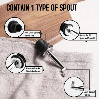 Sweejar Ceramic Olive Oil Dispenser Bottle, 20 Oz Relief Design EVOO Oil and Vinegar Dispensing Bottle with Spout for Kitchen, Set of 1 (Turquoise)