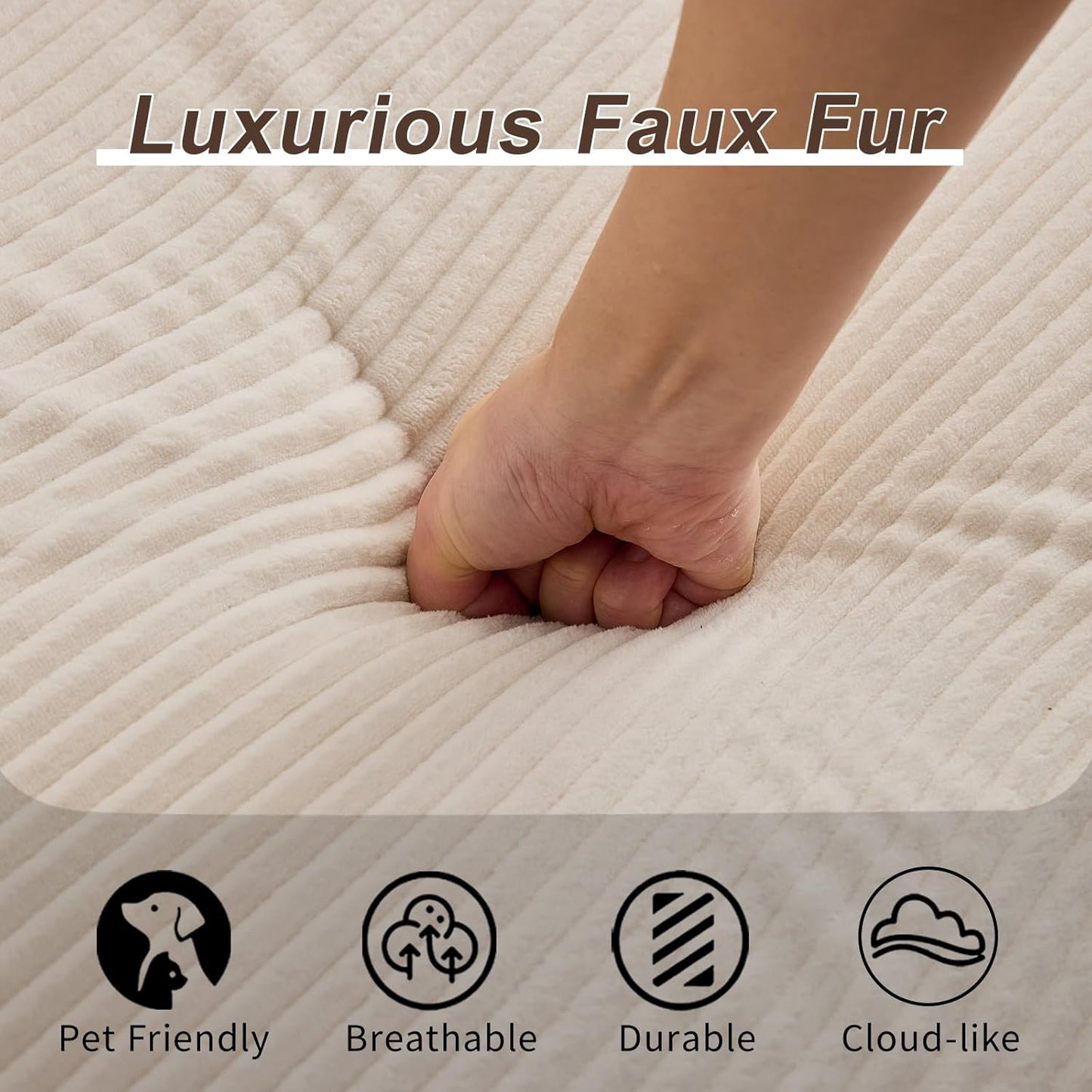 78" W Loveseat Sofa, 4 in 1 Convertible Floor Sofa Bed, Boneless Cloud Couch with Cup Holder, Fold Out Floor Couch, Loveseat Recliner Sleeper for Living Room Bedroom Lounge(Corduroy, White)