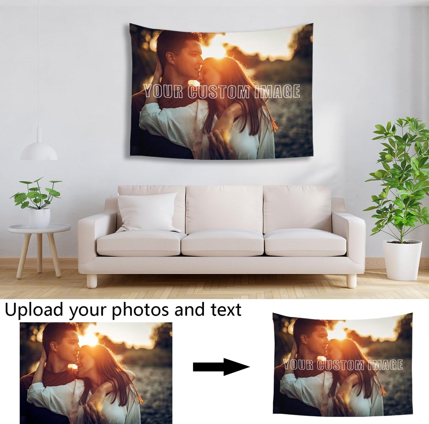 Custom Tapestry For Wall Bedroom Custom Backdrop Personalized Image Text Photo Customized Funny Tapestry Banners And Signs Single Picture Horizontal Tapestrys