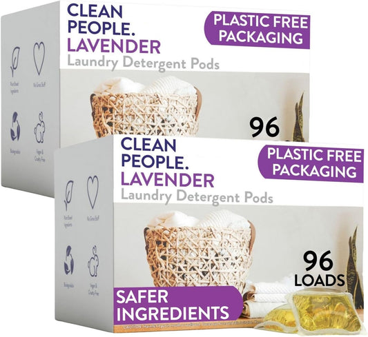 The Clean People Laundry Detergent Pods - Hypoallergenic Laundry Pods - Ultra Concentrated