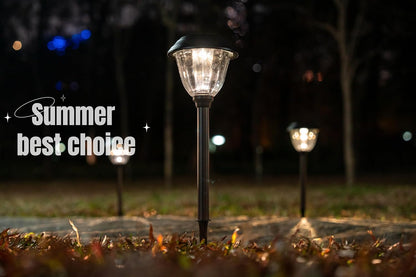 5 Pack Solar Path Lights,Waterproof Metal in Groud Outdoor Solar Light