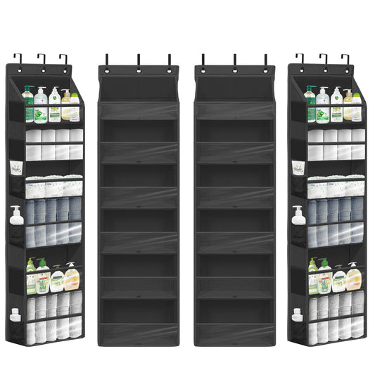 STORAGEIDEAS Over Door Organizer with 6 Extra Large Pockets 12 Side Pockets, Sturdy Closet Storage