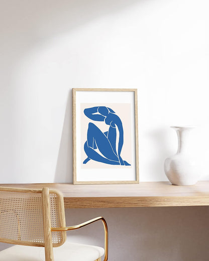 HAUS AND HUES 12 by 18 Picture Frame Set of 1-12 x 18 Poster Frame, 18x12 Light Wood Frame, 12x18 Frame, 12 x 18 Frame Natural Wood, 12 x 18 Picture Frame Wooden (Beige Frame)