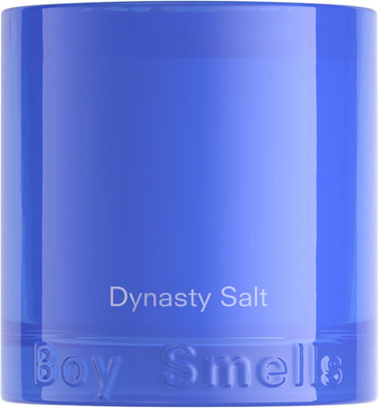 Boy Smells Dynasty Salt Cotton Candle - 8.5 oz Luxury Candle with Pink Pepper, Cotton Accord, and Musk - Cotton Wick - Up to 50-Hour Burn - Cotton Wick