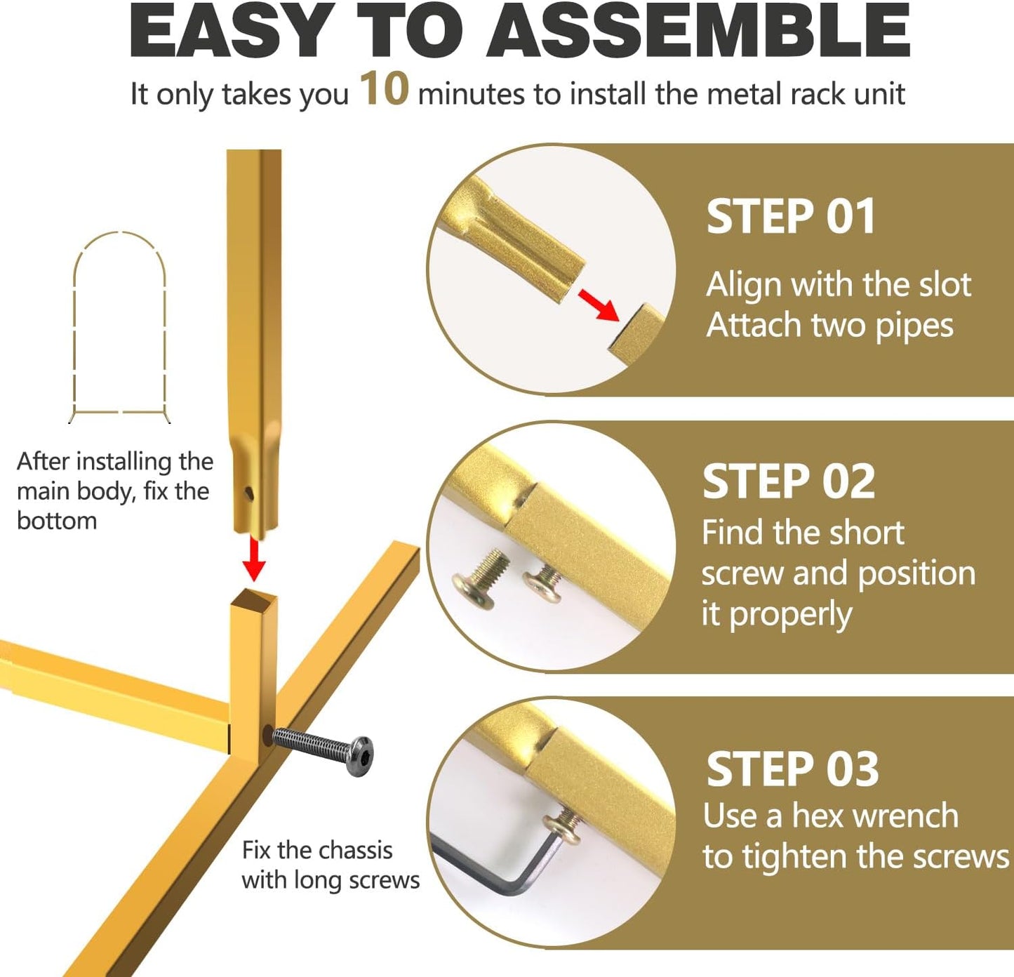 Arch Backdrop Stand and Cover Set, 3 Metal Balloon Arch Backdrop 4ft 5ft 6ft, Gold Arched Stand Frame for Wedding, Parties,Birthday, Backdrop Decorations (Red,4ft+5ft+6ft)