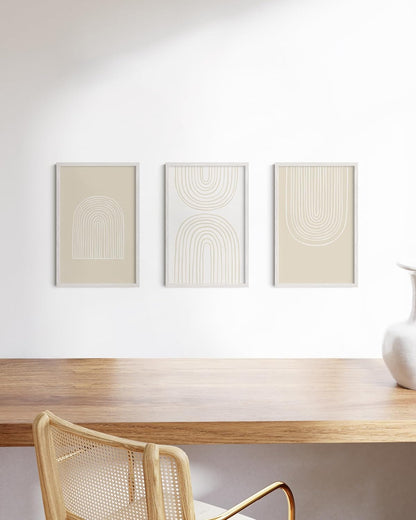 HAUS AND HUES 12x18 Picture Frames For Wall - Set Of 3 Poster Frames 12x18, Picture Frames 12x18, Poster Frame Set Of 3, 12x18 Frames, Frames 12 X 18, Photo Frames 12x18 (White Frame)