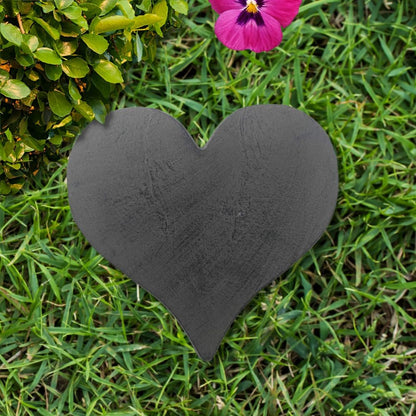 Comfy Hour Rustic Style Collection Cast Iron Garden Stepping Stone - Heart