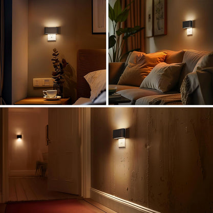 Briignite Night Lights Plug into Wall, 2 Pack, LED Night Light with Dusk to Dawn Light Sensor, Dimmable NightLight Plug in, 3000K Soft White Nightlight for Kids Room Bedroom Hallway Kitchen