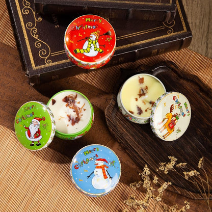 Christmas Scented Candle Set ??Holiday Soy Wax Aromatherapy Candles for Home Décor, Winter Relaxation & Stress Relief, Festive Gift for Women, Stocking Stuffers, Secret Santa