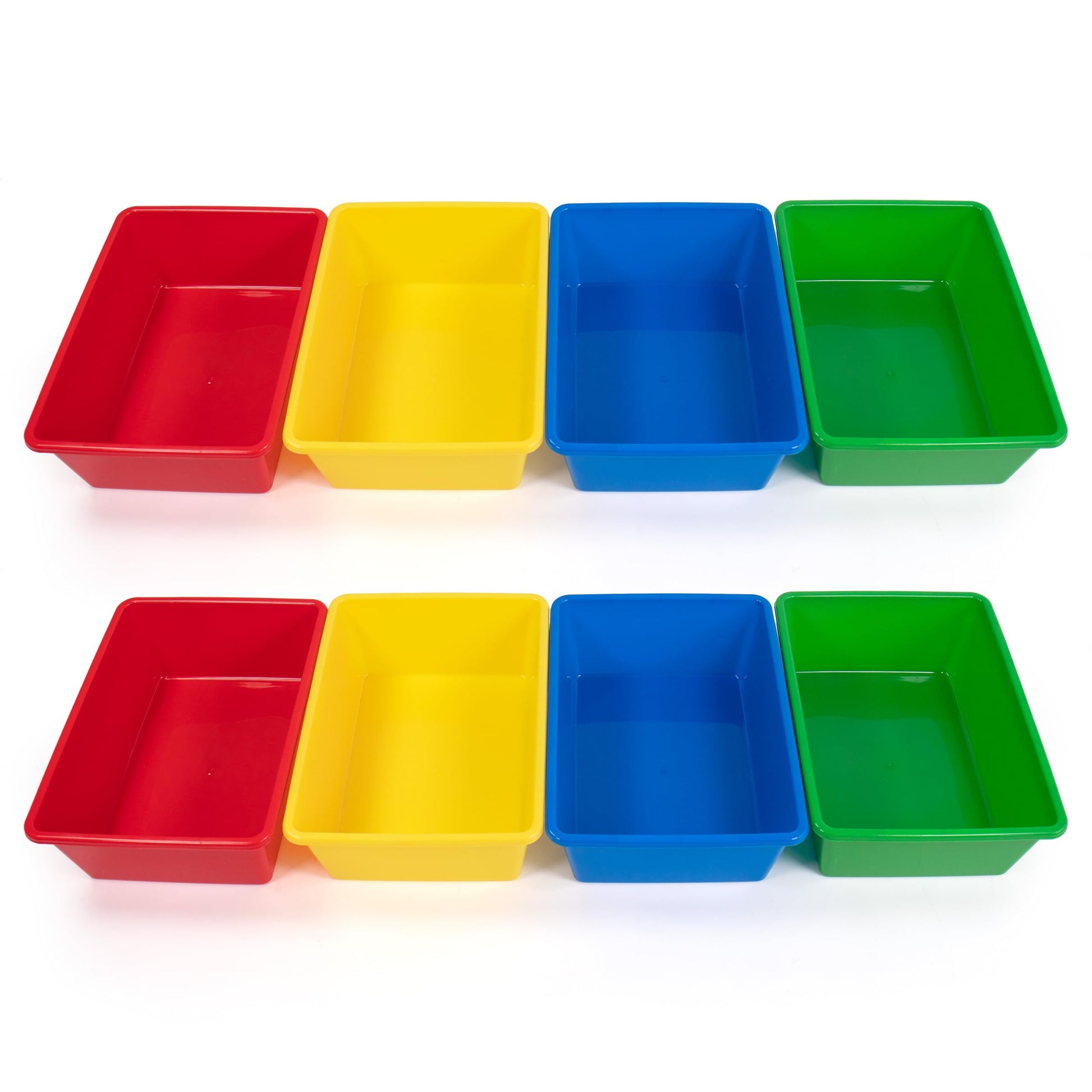 Humble Crew Plastic Storage Bins for Kids, Large Removable Toy Organizer