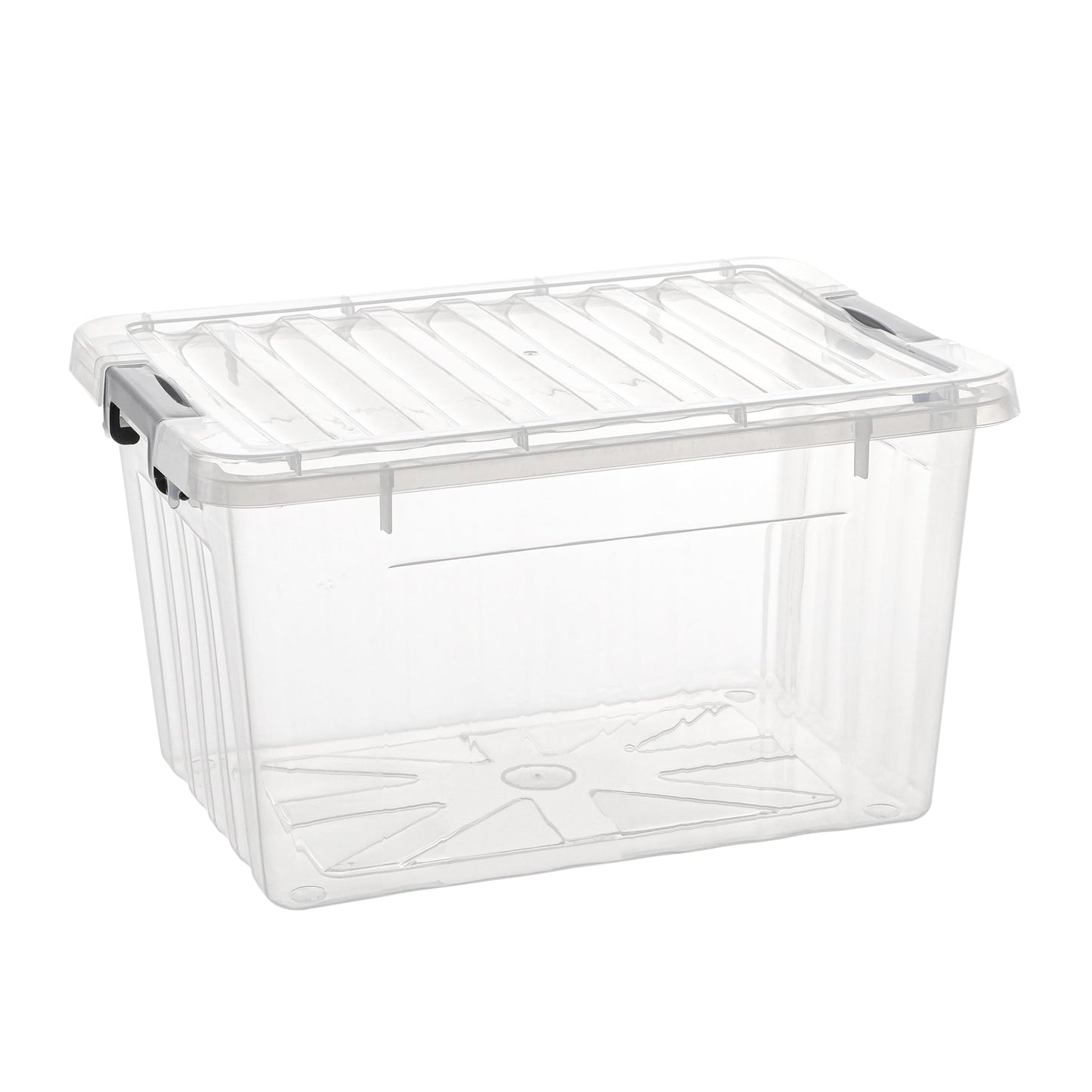 Cetomo 18Qt*6 Plastic Storage Bins, Storage Box, 6 Pack, Organizing Container with Durable Lids and