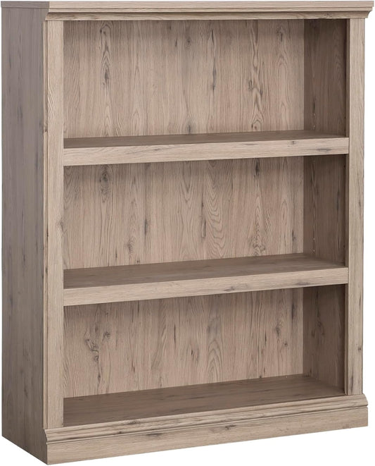 Sauder 3 Tier Book Shelf Wooden Bookcase Multipurpose Bookshelf for Home Office, Living Room, in