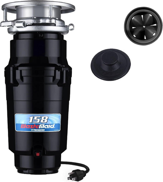 Waste Maid 10-US-WM-158-3B Garbage Disposal Anti-Jam Stainless Steel Food Waste Grinding System