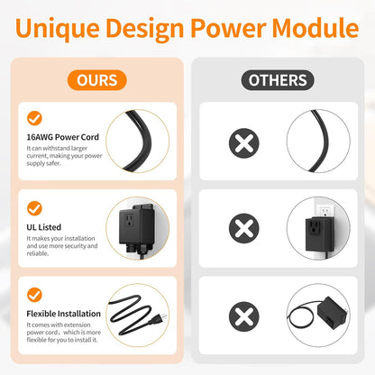 Joinfworld Garbage Disposal Air Switch Kit Waterproof Garbage Disposal Button Kit with Long Garbage Disposal Switch Matte Black - UL Listed