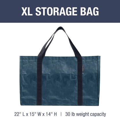 CleverMade Under Bed Storage Bag - Collapsible Storage for Shoes and Clothes Easy Use - Heavy Duty Utility Bag Home