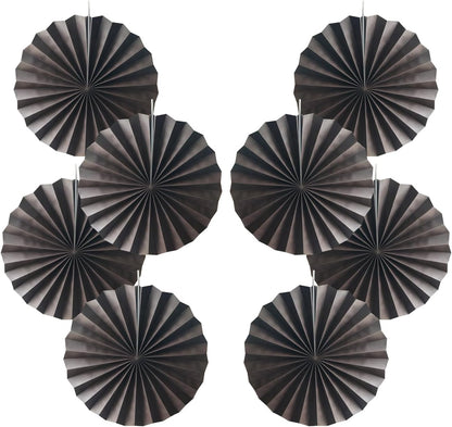 Coffee Party Decorations,Coffee Birthday Decorations,Party Events Accessories,Coffee Themed Party Decorations,Coffee Party,Friends Themed Party12in Hanging Paper Fans 30 Color DIY Set(Coffee))