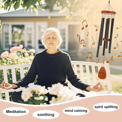 Birthday Gifts for Grandma, Grandmother Gift for Birthday, Mothers Day, Thanksgiving, Christmas, 32 Inch Wind Chimes Gift for Home Decor