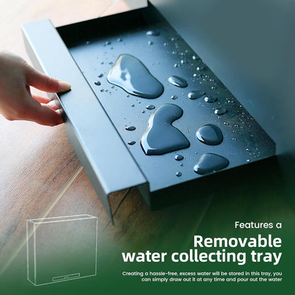 KOL Galvanized Steel Planter Box, with Insert Tray Drainage Holes, Rectangular Black Powder Coated Metal Planter, Outdoor Use, Heavy Duty Modern Flower Pot (Black, 36" H x 11" W x 32" L)