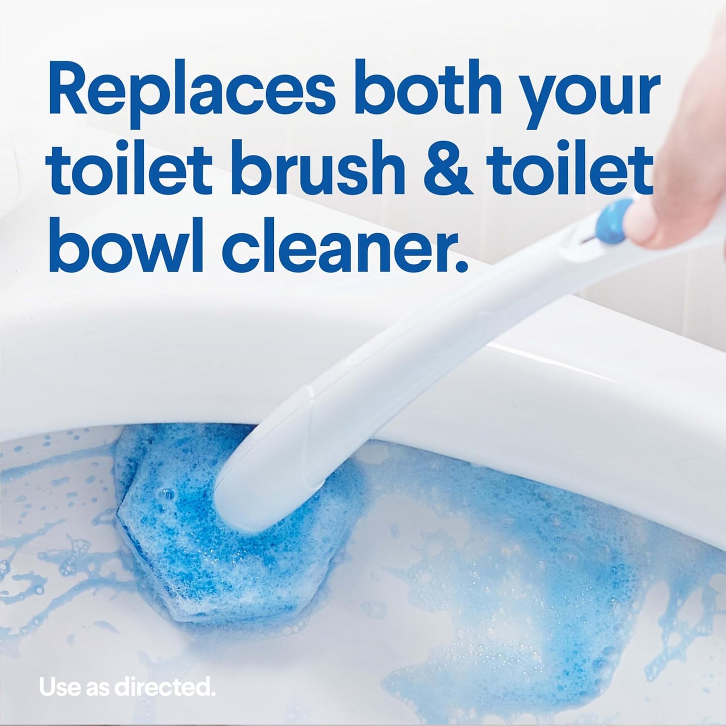 Bulk Disposable Toilet Cleaning Wand System with 96 Refill Pads, No-Touch Toilet Brush Kit with Storage Caddy, Deep Cleaning Bathroom Solution