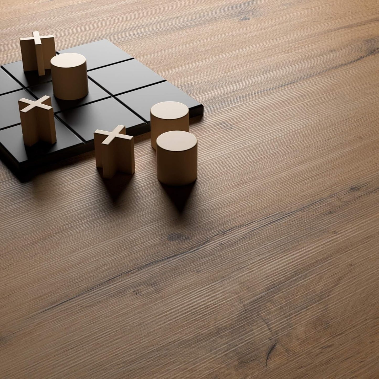 Mobili Fiver, Set of 2 Rachele Shelves, 23.62 in, Rustic Oak, Made in Italy