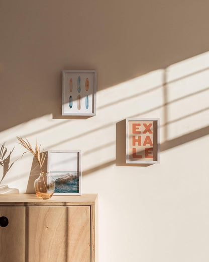 HAUS AND HUES Standalone White Oak Frame Set of 3-5x7