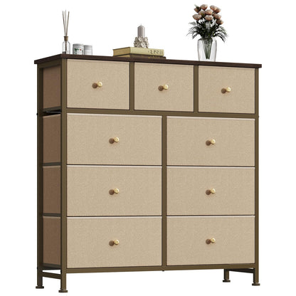 OLIXIS 9 Drawer Tall Dresser for Bedroom, Closet Organizers and Storage