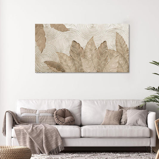 Minimalist & Modern Art for Bedroom Decor Framed Abstract Artwork for Walls Neutral & Contemporary Beige Wall art - Artwork for Living Room and Boho Style Large Abstract Wall Art 20×40IN