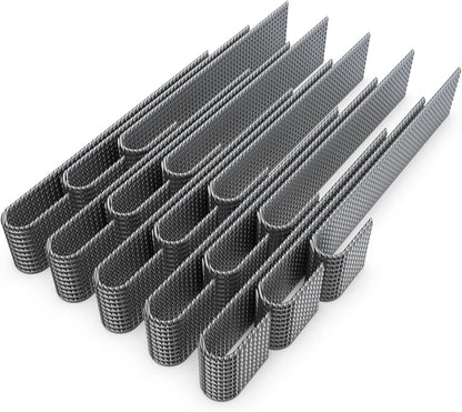 Vodaland Rebar Stakes | J Hook Extra Heavy Duty Rust Proof Coated Steel Ground Anchors with Chisel Point End | Secure Landscaping and DIY Projects | 5/16” Diameter x 16” Inches Long (Pack of 150)