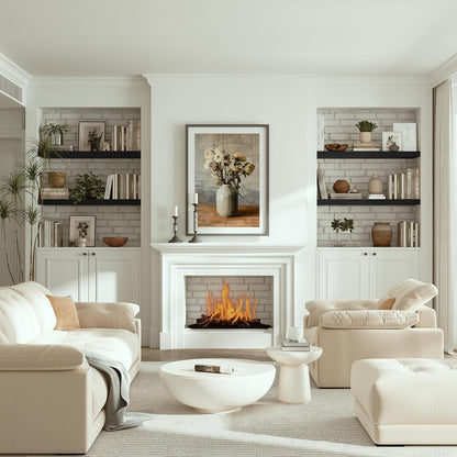 Black Floating Shelves for Wall 10 inch Deep, 36” x 10.3” x 1.8”, Large Wall Shelves for Bedroom, Bathroom, Living Room, Kitchen, Office, Modern Shelf Home Decor with Invisible Bracket