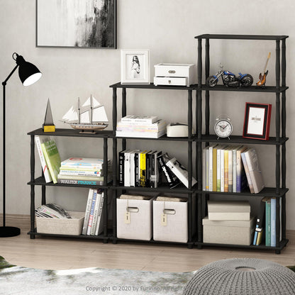 Furinno Turn-N-Tube 5-Tier Multipurpose Shelf / Display Rack / Storage Shelf / Bookshelf, Classic