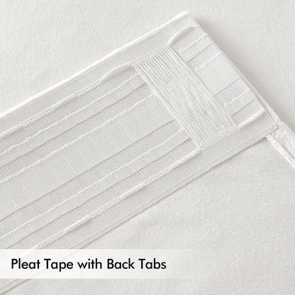 MIULEE White Velvet Curtains 108 inches Long 2 Panels - Luxury Pinch Pleated Room Darkening Window Drapes for Bedroom Living Room Thermal Insulated Super Soft, Back Tab Rod Pocket Elegant Decor