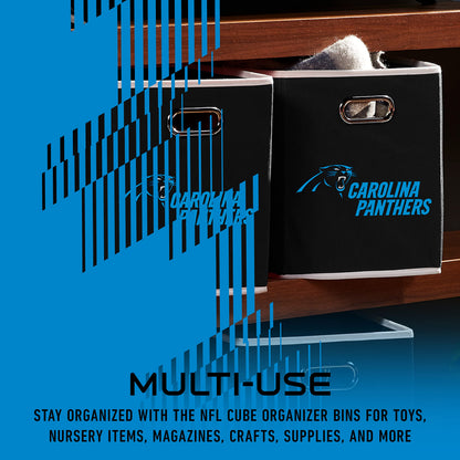 Franklin Sports NFL Carolina Panthers Collapsible Storage Bin