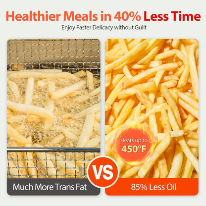 Air Fryer, Beelicious 8-in-1 Smart Compact 4QT Air Fryers, with Viewing Window, Shake Reminder, 450°F Digital Airfryer with Flavor-Lock Tech, Dishwasher-Safe & Nonstick, Fit for 1-3 People, Avo Green